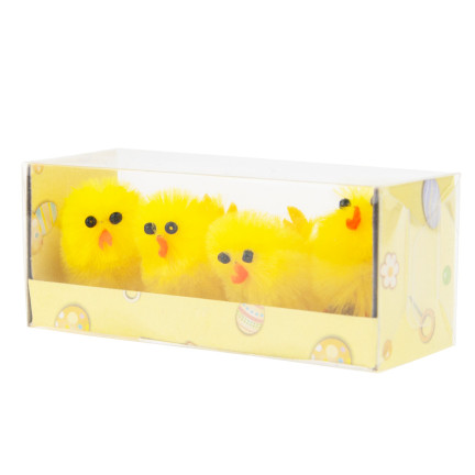 TG66830 KURCZACZKI KURCZAKI WIELKANOCNE PISKLĘTA KURA MINI WIELKANOC STROIK FIGURKI