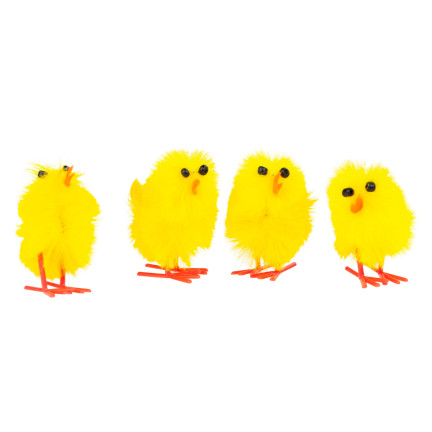 TG66830 KURCZACZKI KURCZAKI WIELKANOCNE PISKLĘTA KURA MINI WIELKANOC STROIK FIGURKI