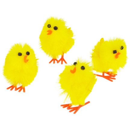 TG66830 KURCZACZKI KURCZAKI WIELKANOCNE PISKLĘTA KURA MINI WIELKANOC STROIK FIGURKI