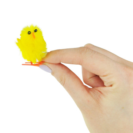 TG66830 KURCZACZKI KURCZAKI WIELKANOCNE PISKLĘTA KURA MINI WIELKANOC STROIK FIGURKI