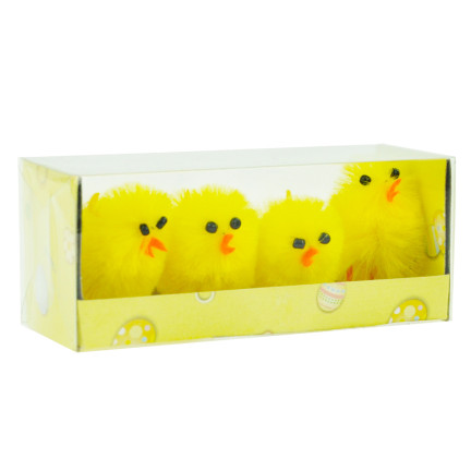 TG66830 KURCZACZKI KURCZAKI WIELKANOCNE PISKLĘTA KURA MINI WIELKANOC STROIK FIGURKI