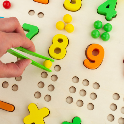 TG67012 DREWNIANA UKŁADANKA MONTESSORI MATEMATYCZNA NAUKA