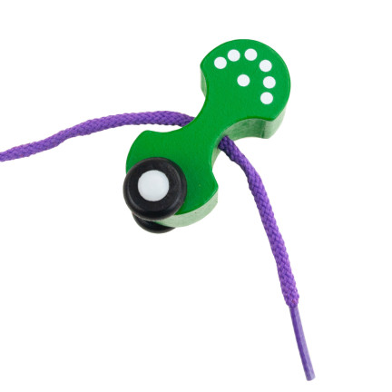 TG67019 POCIĄG DREWNIANY GĄSIENICA EDUKACYJNA UKŁADANKA NAUKA CYFRY