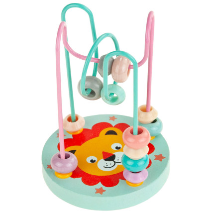 TG67021 MULA EDUKACYJNY LABIRYNT PRZEPLATANKA SPIRALA KORALIKI ZABAWKA