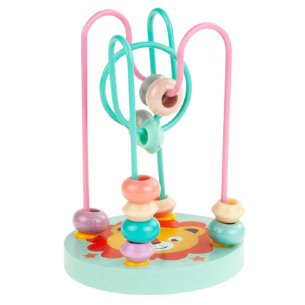 TG67021 MULA EDUKACYJNY LABIRYNT PRZEPLATANKA SPIRALA KORALIKI ZABAWKA