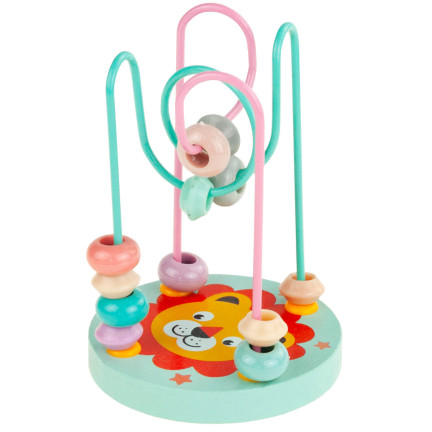 TG67021 MULA EDUKACYJNY LABIRYNT PRZEPLATANKA SPIRALA KORALIKI ZABAWKA