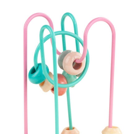 TG67021 MULA EDUKACYJNY LABIRYNT PRZEPLATANKA SPIRALA KORALIKI ZABAWKA