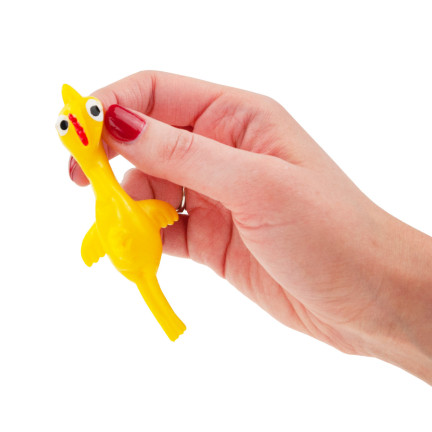 TG67247 PROCA LATAJĄCY KURCZAK ZABAWKA KATAPULTA ANTYSTRESOWA GRA