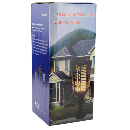 TG67269 LAMPA SOLARNA pochodnia LED 3w1 WBIJANA KINKIET LATARNIA LATARENKA STOJĄCA