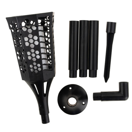 TG67269 LAMPA SOLARNA pochodnia LED 3w1 WBIJANA KINKIET LATARNIA LATARENKA STOJĄCA