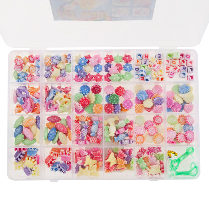 TG67277 ZESTAW DO ROBIENIA BRANSOLETEK KORALIKI DIY BEADS BRANSOLETKI