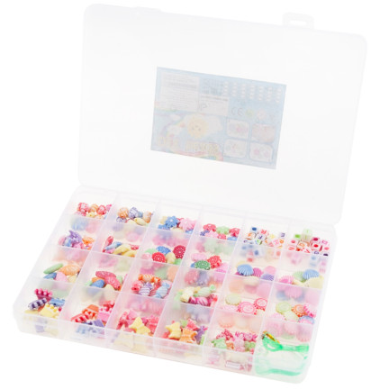 TG67277 ZESTAW DO ROBIENIA BRANSOLETEK KORALIKI DIY BEADS BRANSOLETKI