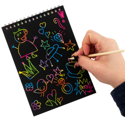 TG67286 WYDRAPYWANKA ZDRAPYWANKA KOLOROWANKA NOTES A5