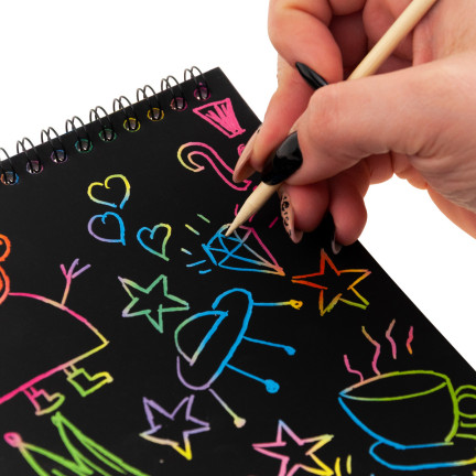 TG67286 WYDRAPYWANKA ZDRAPYWANKA KOLOROWANKA NOTES A5