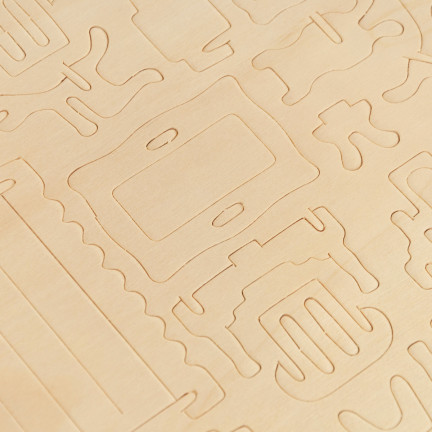 TG67315 MEBELKI DREWNIANE DO DOMKU DLA LALEK MEBLE 34 szt