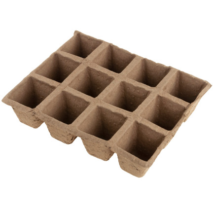 TG67326 DONICZKI Torfowe DUŻE DO ROZSADY Doniczki na Sadzonki Rozsadowe 72szt 6 tacek