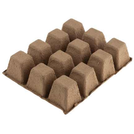 TG67326 DONICZKI Torfowe DUŻE DO ROZSADY Doniczki na Sadzonki Rozsadowe 72szt 6 tacek