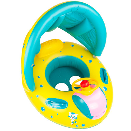 TG67350 DMUCHANE KOŁO PONTON DLA DZIECI Z KIEROWNICĄ DASZKIEM SIEDZISKO PONTONIK