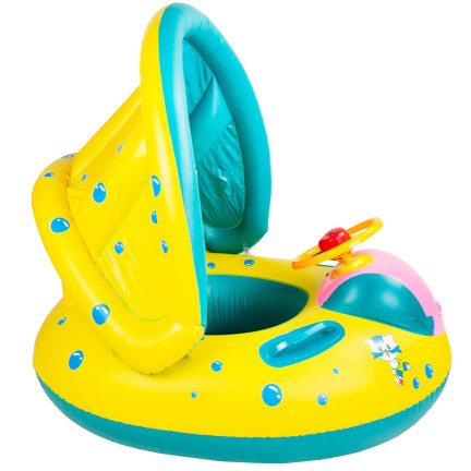 TG67350 DMUCHANE KOŁO PONTON DLA DZIECI Z KIEROWNICĄ DASZKIEM SIEDZISKO PONTONIK