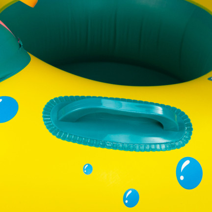 TG67350 DMUCHANE KOŁO PONTON DLA DZIECI Z KIEROWNICĄ DASZKIEM SIEDZISKO PONTONIK