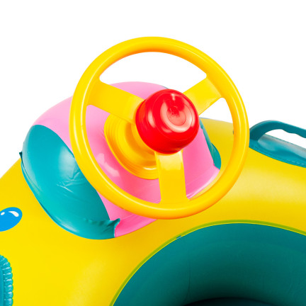 TG67350 DMUCHANE KOŁO PONTON DLA DZIECI Z KIEROWNICĄ DASZKIEM SIEDZISKO PONTONIK