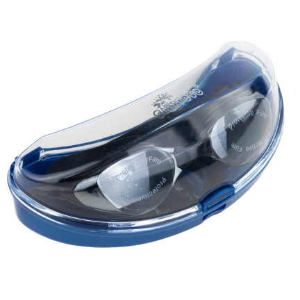 TG67383 OKULARY GOGLE PŁYWACKIE DO PŁYWANIA NA BASEN + ETUI + ZATYCZKI PŁYWACKIE