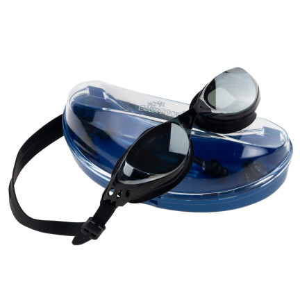 TG67383 OKULARY GOGLE PŁYWACKIE DO PŁYWANIA NA BASEN + ETUI + ZATYCZKI PŁYWACKIE