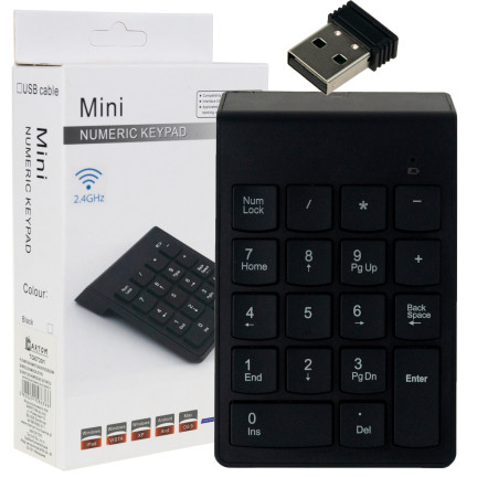 TG67391 BEZPRZEWODOWA KLAWIATURA NUMERYCZNA USB LAPTOP PC