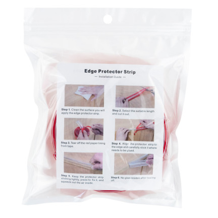 TG67417 LISTWA TAŚMA OCHRONNA ZABEZPIECZAJĄCA KANTY RANTY MEBLI BEZBARWNA OSŁONA