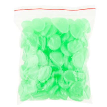 TG67713-3 KAMIENIE ŚWIECĄCE FLUORESCENCYJNE KAMYKI 100SZT ZIELONE