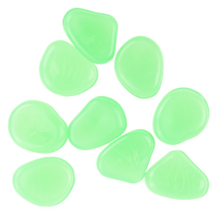 TG67713-3 KAMIENIE ŚWIECĄCE FLUORESCENCYJNE KAMYKI 100SZT ZIELONE