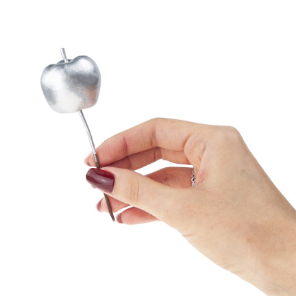 TG69139-2 JABŁUSZKA JABUŁKA NA DRUCIKU PIKU OZDOBNE WIANKI STROIKI 8SZT