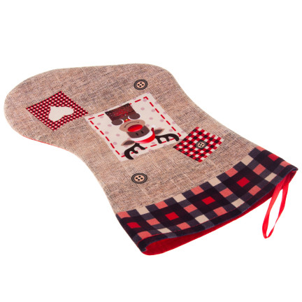 TG69385 SKARPETA SKARPETKA PREZENTOWA WOREK NA PREZENTY WOREK ŚW MIKOŁAJA ZAWIESZKA