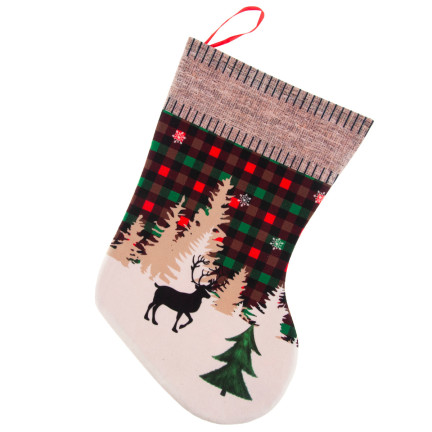 TG69385 SKARPETA SKARPETKA PREZENTOWA WOREK NA PREZENTY WOREK ŚW MIKOŁAJA ZAWIESZKA