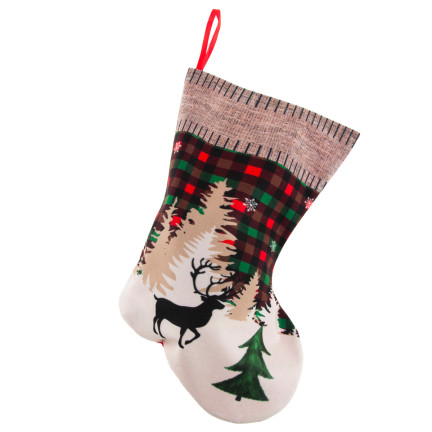 TG69385 SKARPETA SKARPETKA PREZENTOWA WOREK NA PREZENTY WOREK ŚW MIKOŁAJA ZAWIESZKA