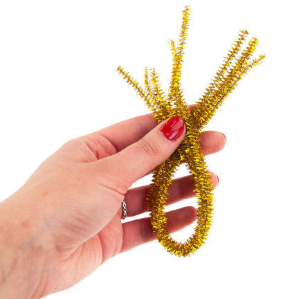 TG69599-2 DRUTY DRUCIKI KREATYWNE ZŁOTE FLORYSTYCZNE OZDOBNE DO KWIATÓW BOMBKI 35SZT