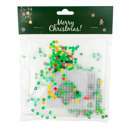 TG69618 PUZZLE DIY PEGBOARD KORALIKI MOZAIKA PŁYTKA KORALIKOWA UKŁADANKA świąteczna