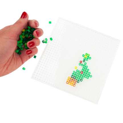 TG69618 PUZZLE DIY PEGBOARD KORALIKI MOZAIKA PŁYTKA KORALIKOWA UKŁADANKA świąteczna