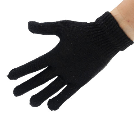 Rękawiczki z nadrukiem, czarne, kości, szkielet, dodatek do kostiumu przebrania, Halloween, uniwersalne, 1 para