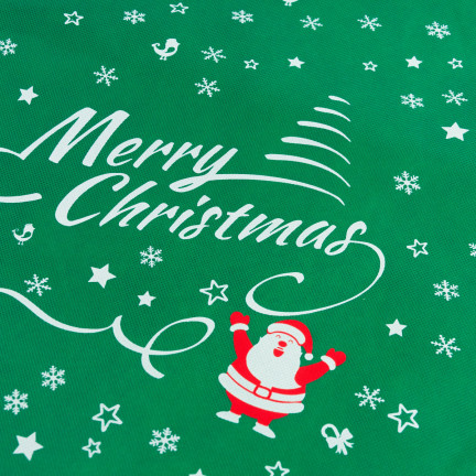 TG70466-1 WOREK ŚWIĄTECZNY NA PREZENTY TORBA PREZENTOWA OPAKOWANIE ZIELONY DUŻY