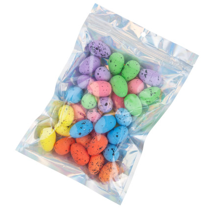 TG70489 JAJKA JAJECZKA WIELKANOCNE kolorowe 36szt NAKRAPIANE OZDOBNE DO KOSZYCZKA