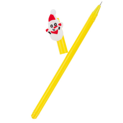 TG70496 DŁUGOPIS ŻELOWY ŚWIĄTECZNY MIKOŁAJ PREZENT NA MIKOŁAJKI ZESTAW 4SZT/KPL