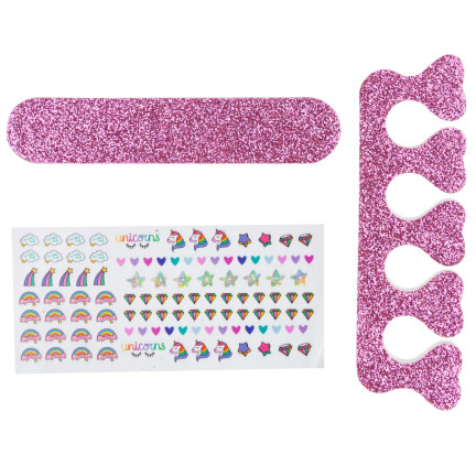 TG70498 ZESTAW KOSMETYKÓW DO MAKIJAŻU I STYLIZACJI PAZNOKCI TOREBKA CIENIE SZMINKA