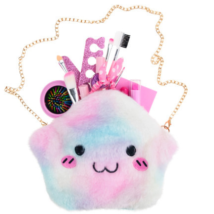 TG70498 ZESTAW KOSMETYKÓW DO MAKIJAŻU I STYLIZACJI PAZNOKCI TOREBKA CIENIE SZMINKA