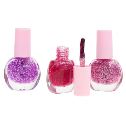 TG70498 ZESTAW KOSMETYKÓW DO MAKIJAŻU I STYLIZACJI PAZNOKCI TOREBKA CIENIE SZMINKA