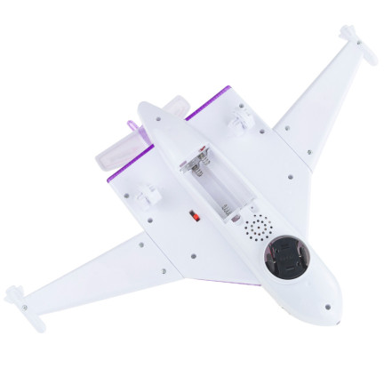 TG71057 SAMOLOT JEŻDŻĄCY INTERAKTYWNY ŚWIECĄCY LED GRAJĄCY DLA DZIECI Z DŹWIĘKIEM