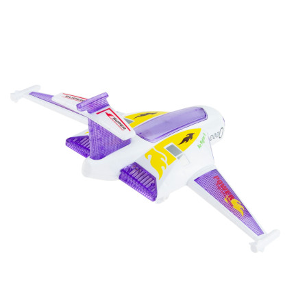 TG71057 SAMOLOT JEŻDŻĄCY INTERAKTYWNY ŚWIECĄCY LED GRAJĄCY DLA DZIECI Z DŹWIĘKIEM