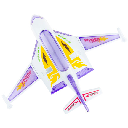 TG71057 SAMOLOT JEŻDŻĄCY INTERAKTYWNY ŚWIECĄCY LED GRAJĄCY DLA DZIECI Z DŹWIĘKIEM