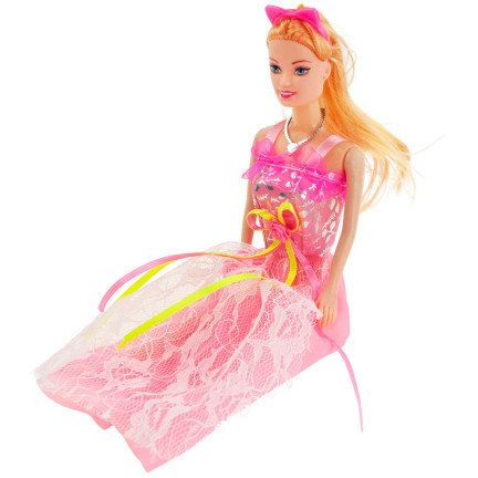 TG71060 LALKA Z AKCESORIAMI GARDEROBA UBRANIA DODATKI LUSTRO KRZESŁO SUSZARKA UBRANIA