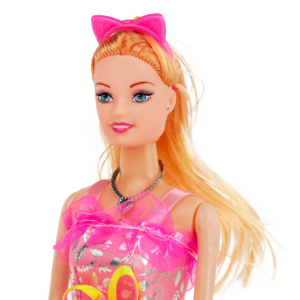 TG71060 LALKA Z AKCESORIAMI GARDEROBA UBRANIA DODATKI LUSTRO KRZESŁO SUSZARKA UBRANIA